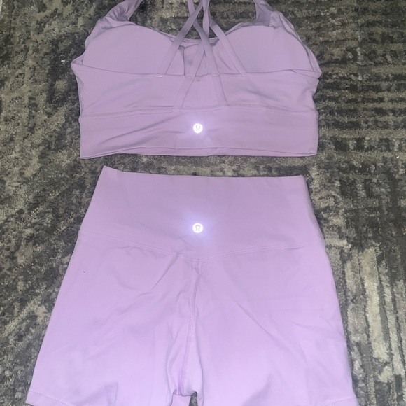 lululemon athletica Lavender Athletic Shorts - Picture 2 of 3